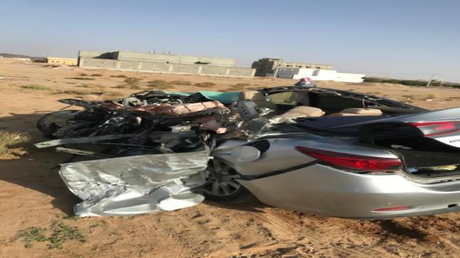 طريق “الرين- بيشة” يفجع عائلة سعودية في 4 من أفرادها ويحول زفافها إلى مأتم