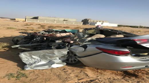 طريق “الرين- بيشة” يفجع عائلة سعودية في 4 من أفرادها ويحول زفافها إلى مأتم